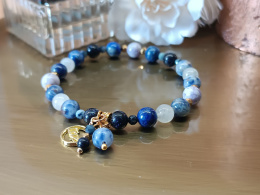 Zestaw 2 Bransoletek Zodiakalnych. Byk i Bliźnięta, Kamienie Naturalne, Pudełko Prezentowe