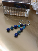 Zestaw biżuterii z kamieni naturalnych – apatyt, lapis lazuli, hematyt, chalcedon