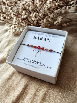 Bransoletka Zodiakalna BARAN – Odwaga, Siła, Równowaga