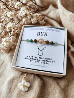 Bransoletka Zodiakalna BYK – Stabilność, Obfitość, Spokój