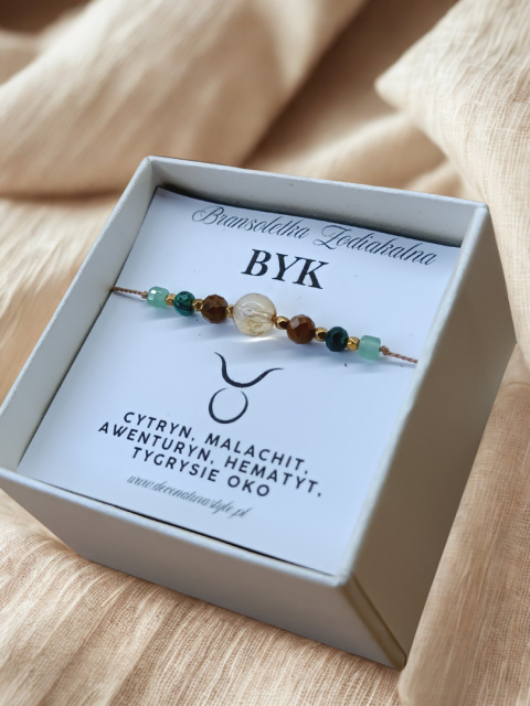Bransoletka Zodiakalna BYK – Stabilność, Obfitość, Spokój Bransoletka Zodiakalna BYK – Stabilność, Obfitość, Spokój